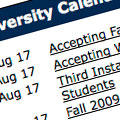 CSUEB Calendar Interface