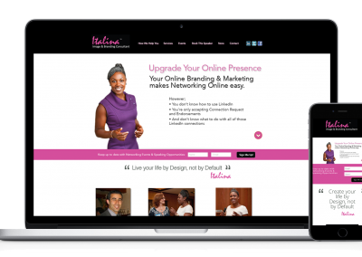Responsive WordPress Website – Business Coach