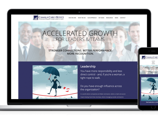Responsive WordPress Website – Executive Leadership Coach