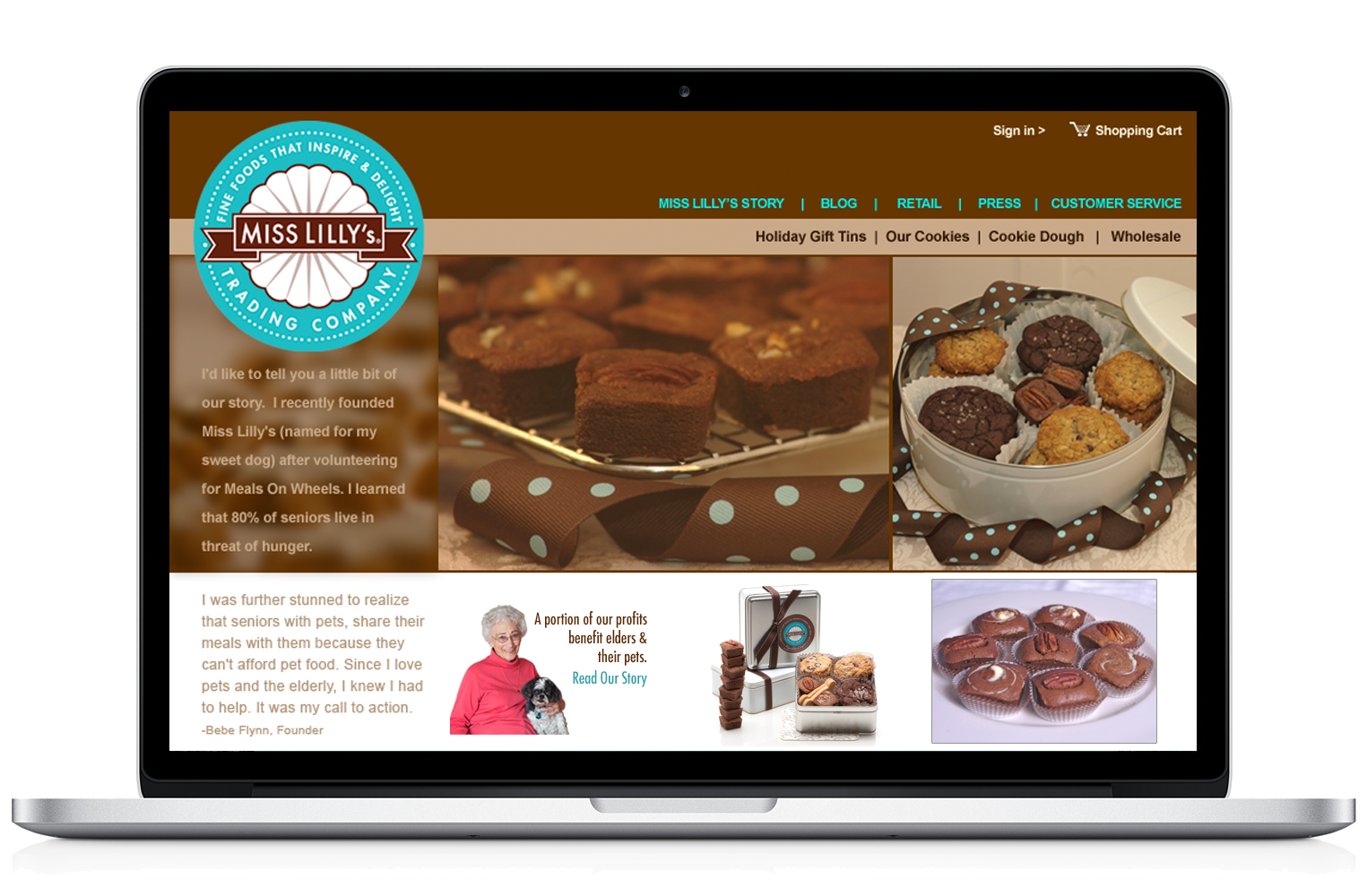 E-Commerce Website - Miss Lilly's Trading Company